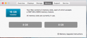 RAM 2 x 8GB