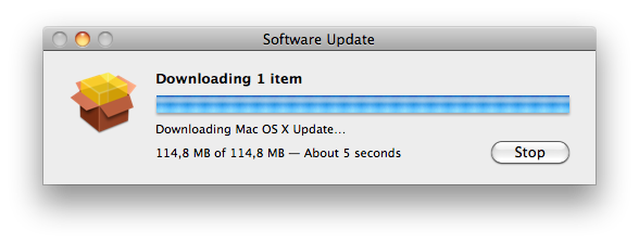 Mac OS update