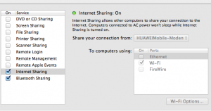 Internet Sharing